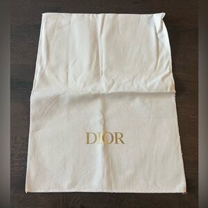 Dior White Dust Bag